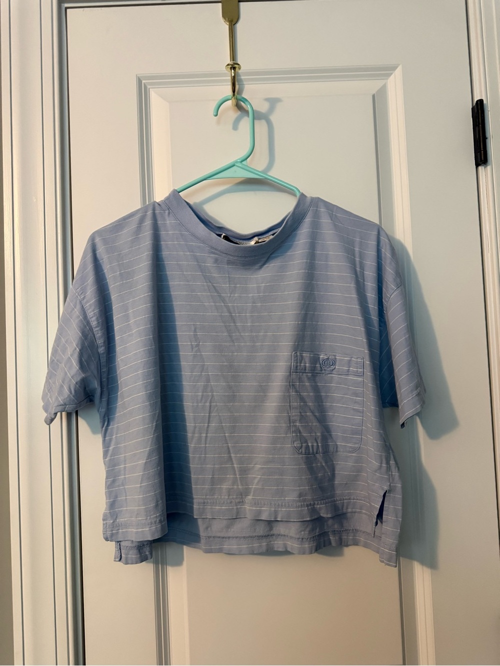 Vintage VS (GOLD TAG) Striped Crop Tee